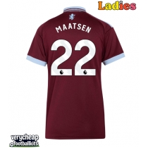 Aston Villa Ian Maatsen #22 Replica Home Shirt Ladies 2026-27 Short Sleeve